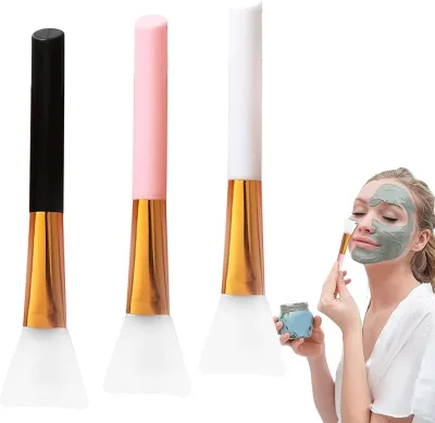 1 Pc Flexible Silicone Facial Mask Brush